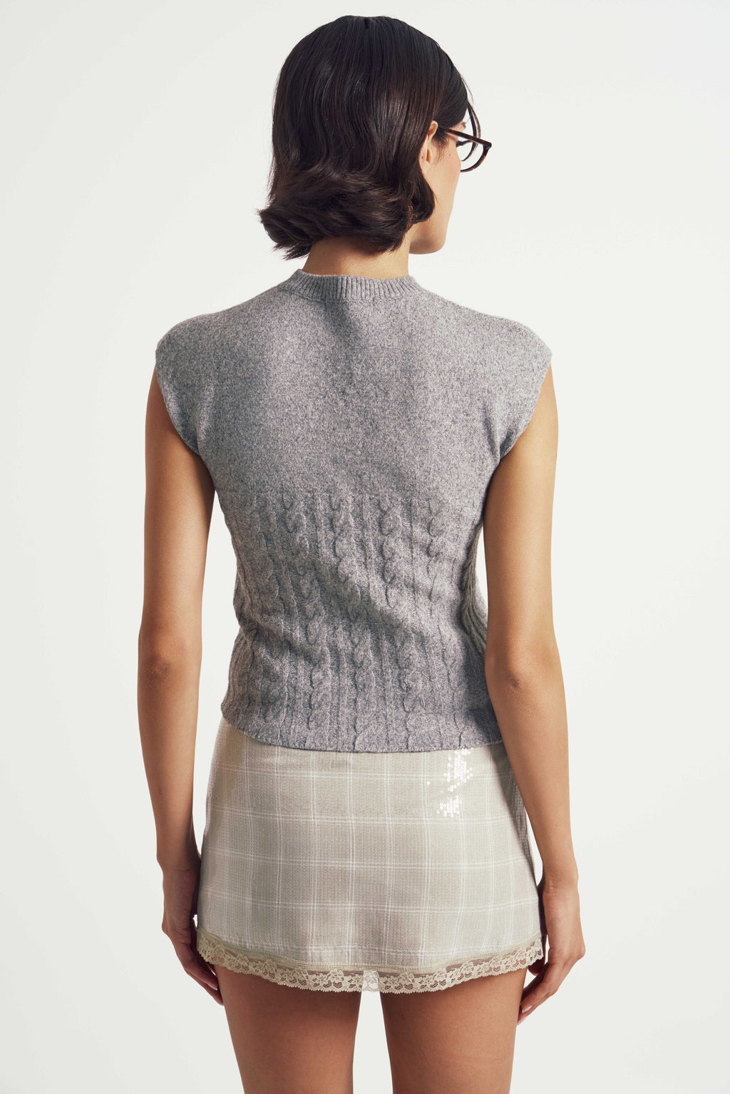 Orchid Grey Top